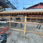 鳥居本撮影所　島原大門工事